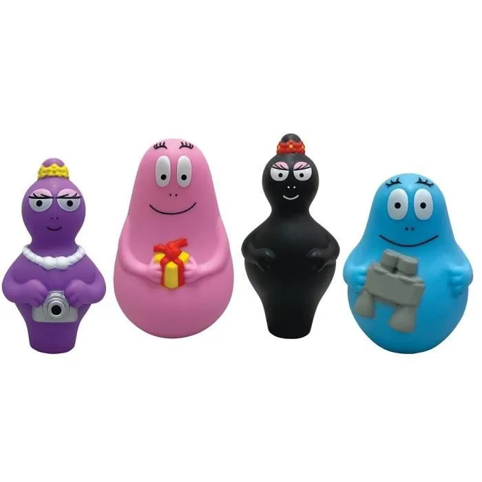 Figurines Barbapapa - Coffret Cadeau 4 personnages - GIOCHI PREZIOSI-1