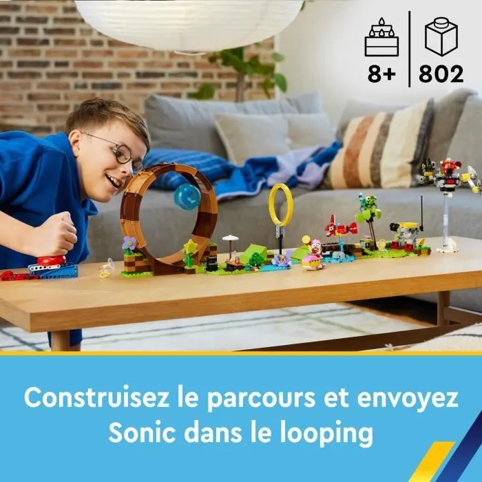LEGO® Sonic the Hedgehog 76994 Sonic et le Défi du Looping de Green Hill Zone, Jouet pour Enfants avec 9 Personnages-5