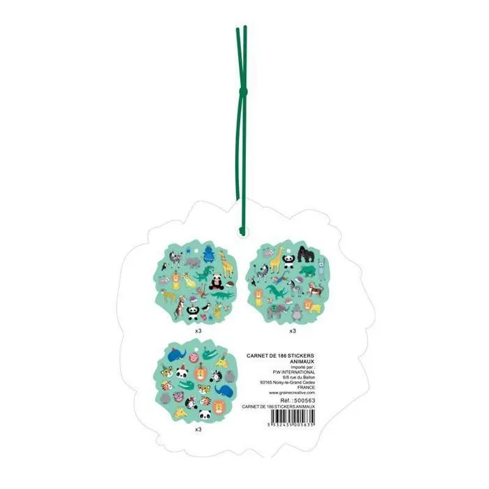 Carnet de 186 stickers - Animaux-2
