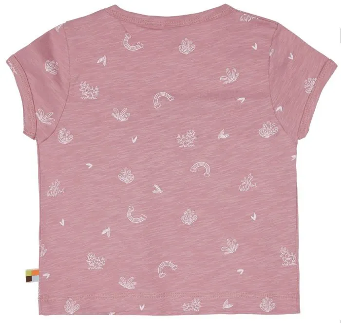 T-shirt Loud + proud - 1122 - loud + proud Jersey Slub avec Impression, Certifie Gots T-Shirt Fille-1