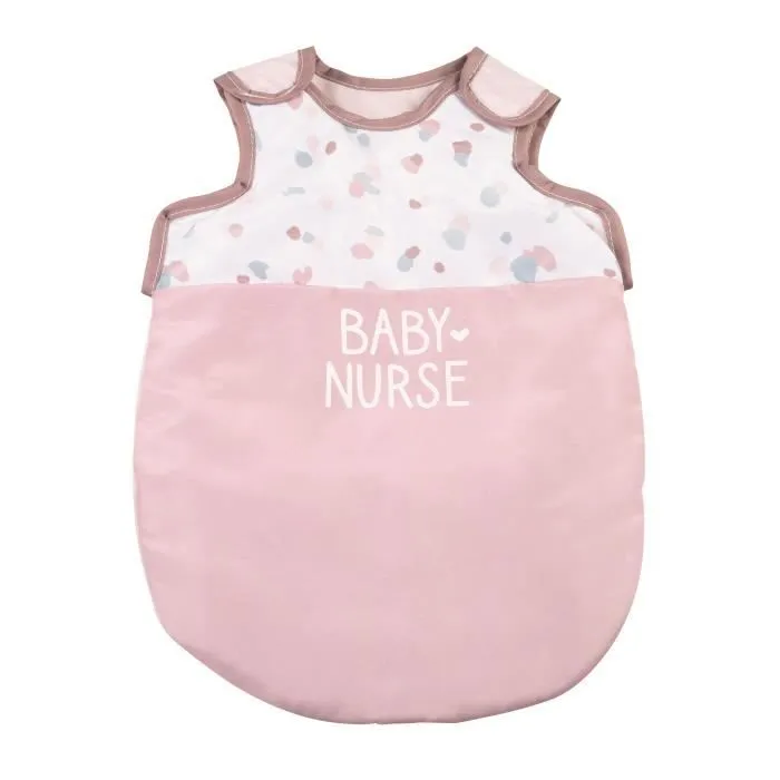 SMOBY - Baby Nurse Turbulette pour poupons jusqu'à 42cm - Porte-bébé en tissu réglable-0