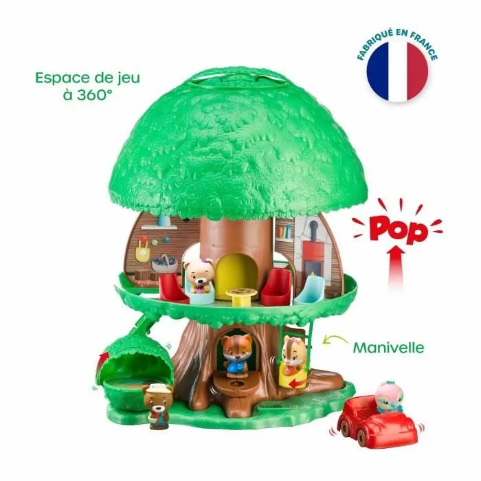 Arbre magique des Klorofil - VULLI - L'arbre magique - 2 personnages - Vert et multicolore - Mixte-0