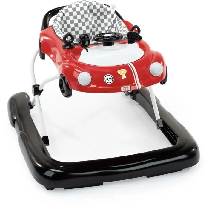 BRIGHT STARTS Trotteur 3 en 1, petit bolide, 3 modes de jeux évolutifs, rouge-0