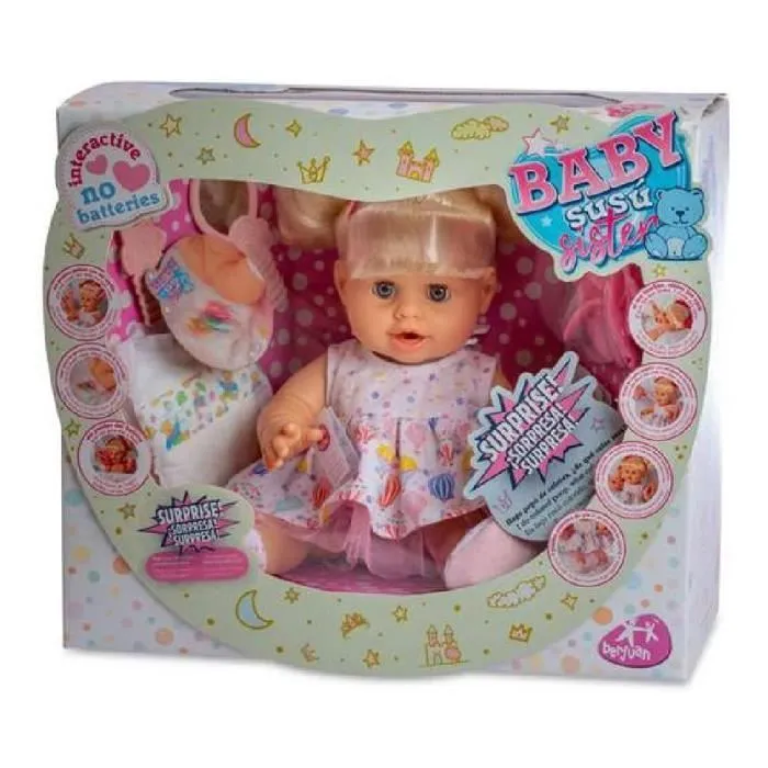 Poupée Bébé - Berjuan - Baby Susú Sister - 38 cm - Idéal pour enfants - Mixte-1