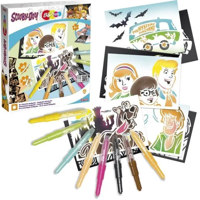 Set d'Activités Scooby-Doo - Blopens - Dessins et Coloriages - Lansay - A partir de 5 ans-0