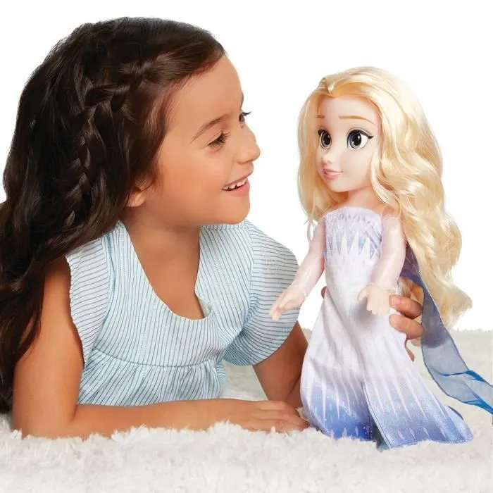DISNEY FROZEN Poupée Elsa Reine des Neiges en plastique - 38 cm Epilogue-1
