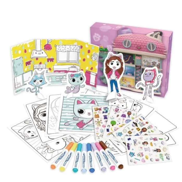 Coloriage - CRAYOLA - Color Wonder Activity Kit Gabby's Dollhouse - Coffret d'activités colorées! Dès 3 ans-1