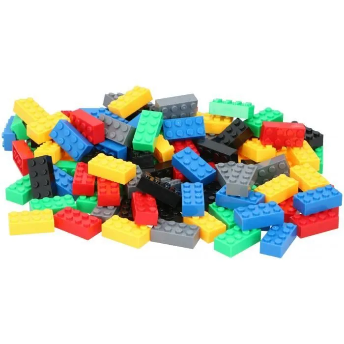 Blocs de construction - EDDY TOYS - 120 pièces - Blanc - A partir de 4 ans - Enfant-1