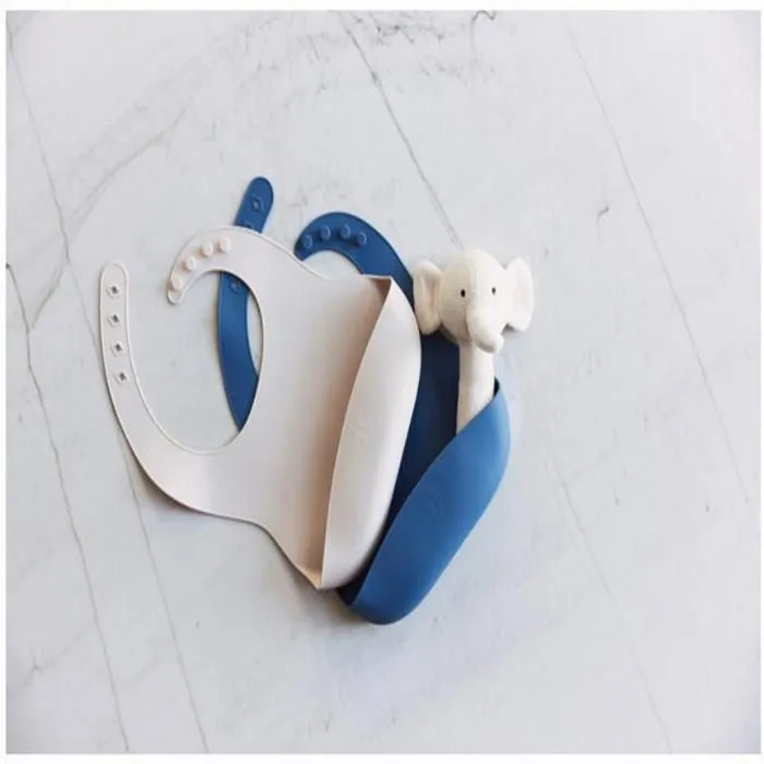Bavoir Silicone Nougat Beige - Jollein-2
