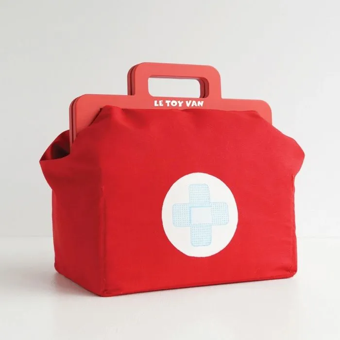 Malette de docteur - LE TOY VAN - Jouet d'imitation - Mixte - Bleu, rouge et blanc-1