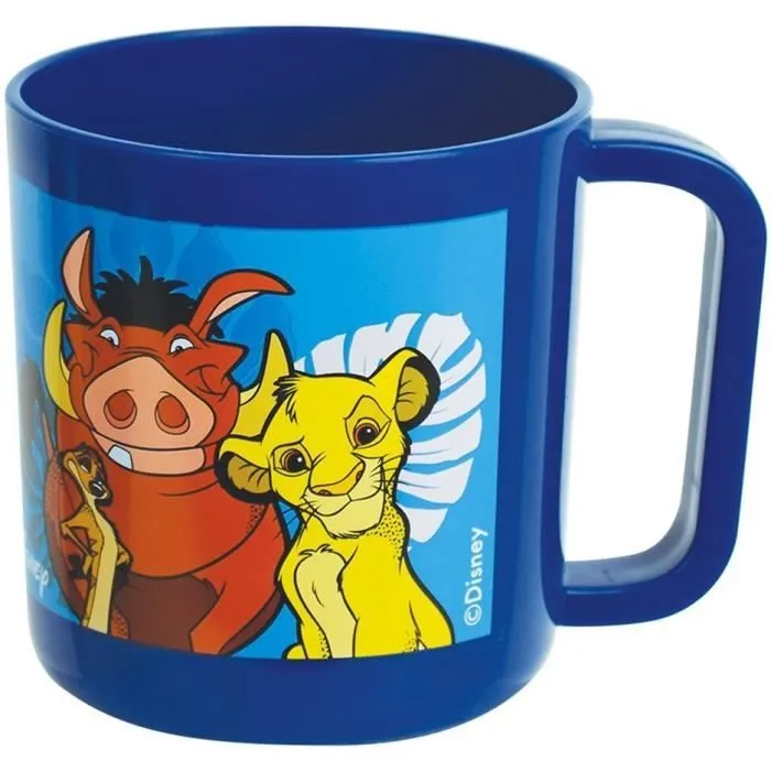 Lot Vaisselle Disney Le Roi Lion - FUN HOUSE - 006360 - Verre, Assiette Creuse, Assiette Plate, Mug, Gourde, Boîte Goûter Couverts-8