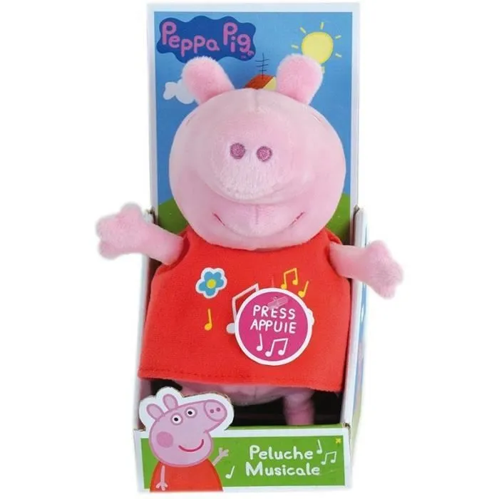 PEPPA PIG Peluche musicale ± 20 cm-2