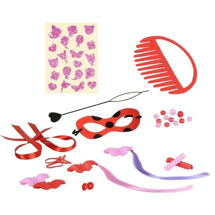 Tête à coiffer Miraculous Ladybug - BANDAI - Rouge - Licence Miraculous - Pour enfant à partir de 4 ans-2