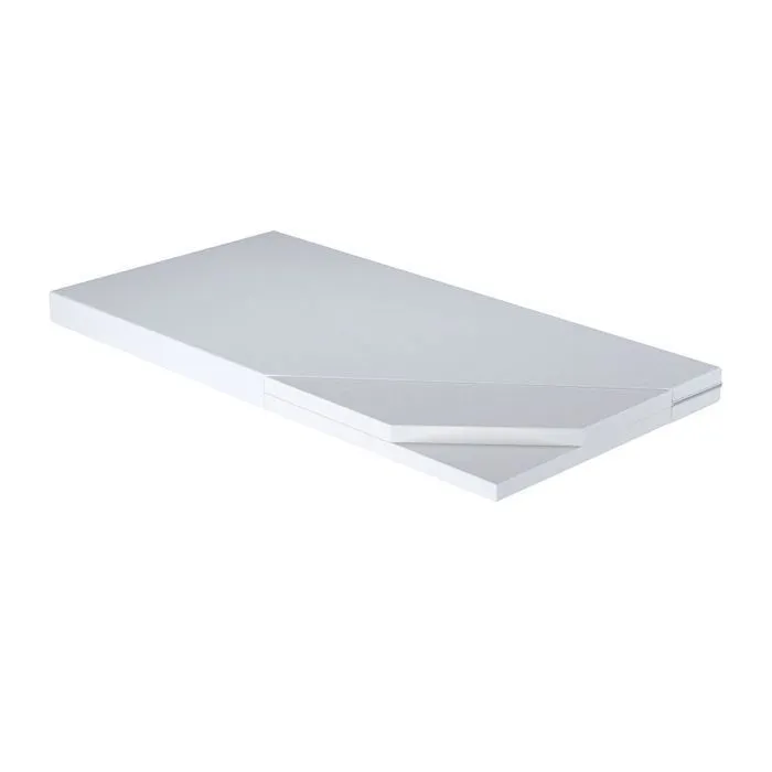 Lit enfant LUK 70x140 avec matelas sommier et tiroir, barrière de sécurité Blanc - football-2