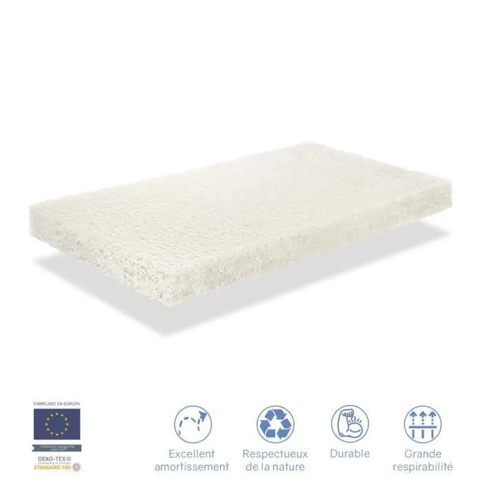 Matelas pour lit bébé 60x120 AQUA BREATHAIR - 11 CM - Noyau 100% Lavable, respirant, écologique et recyclabl-3