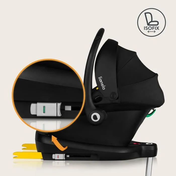 Base Isofix LIONELO Astrid i-Size Base - Compatible Astrid et Lemmy i-Size - Base de siège auto pour bébé-1