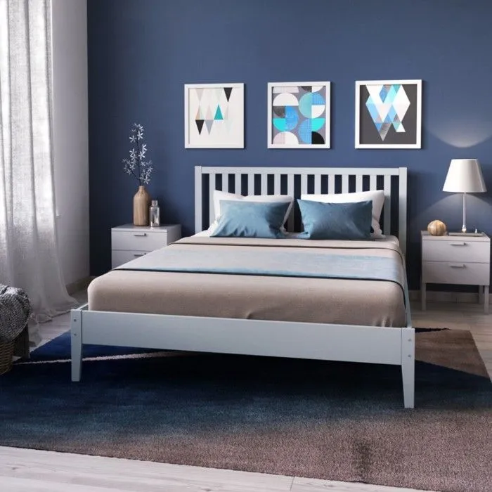 Lit PARKER 160x200 / Gris-0