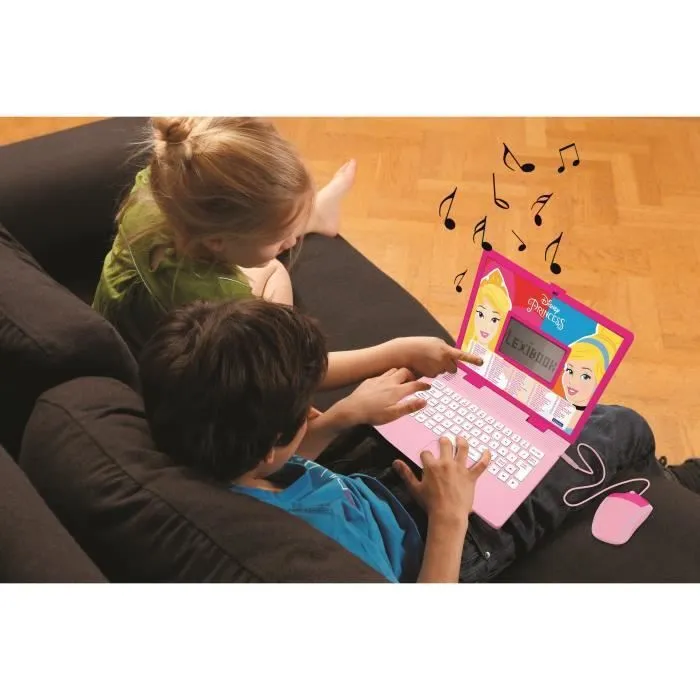 Ordinateur Educatif Bilingue Disney Princesses - LEXIBOOK - 124 activités-1