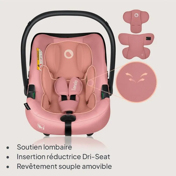 Siège-auto 40-87 cm LIONELO Astrid i-Size - Cosi bébé - ADAC - Légère - 0-13 Kg - Groupe 0+ - Rose-4