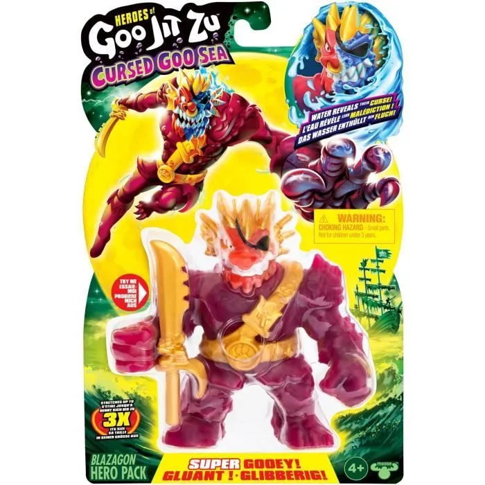 Figurine - HEROES OF GOO JIT ZU - Cursed Goo Sea - GJZ Blazagon - 11 cm-1