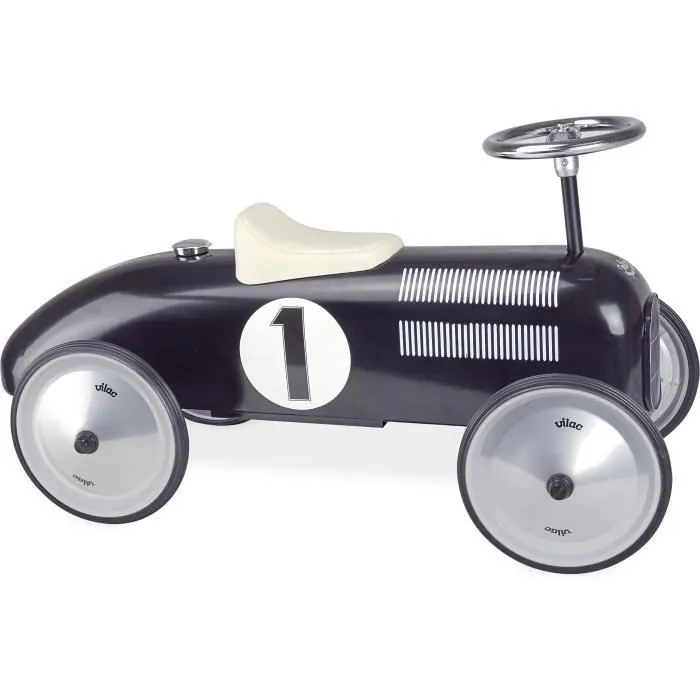 Porteur voiture vintage noir - VILAC - Pour enfants de 18 mois à 20 kg