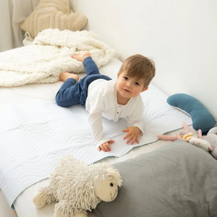 doomoo Protège Matelas et Drap Absoplus - Ultra Absorbante jusqu'à 2L par m3 - Garde bébé au Sec - Pour lit en 60x120cm ou 90x200cm-2