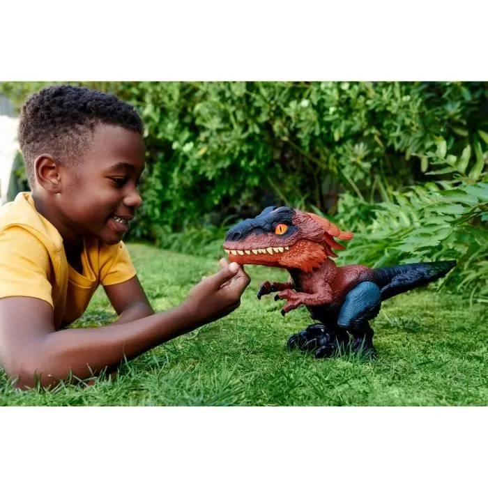 Jurassic World-Pyroraptor-Dinos en Liberté, interactif, 5 ans et plus GWD70-5