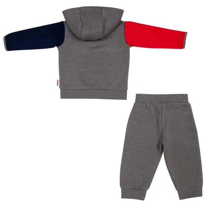 Ensemble jogging bébé - PARIS SAINT GERMAIN - PSG - Coton - Gris - Football-3