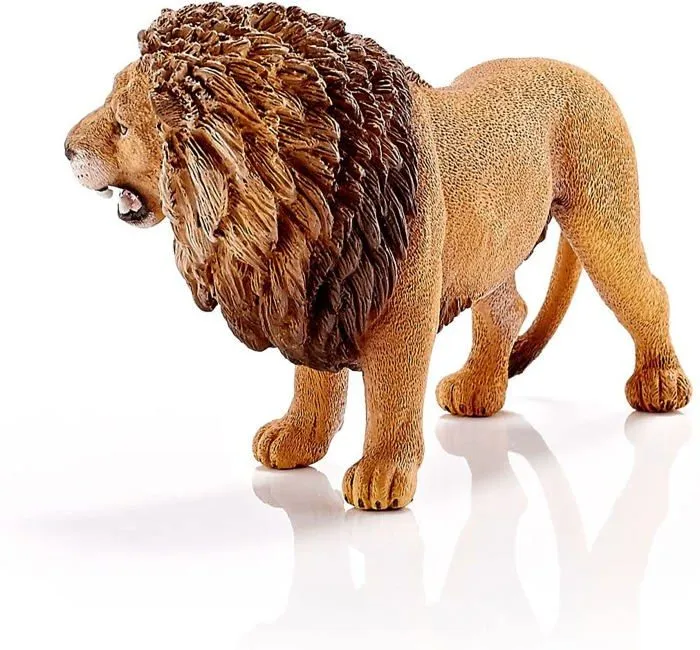 Figurine Schleich 14726 - Lion Rugissant de la Savane - Jouet pour Enfant à partir de 3 ans-2
