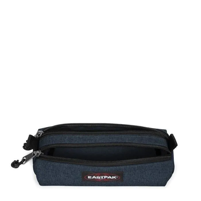 Trousse - Eastpak - Double Benchmark - Denim - 2 Compartiments - 100% Végane-1