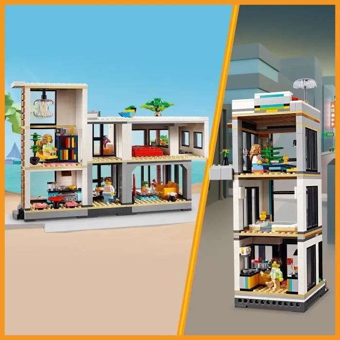 LEGO® Creator 31153 La maison moderne - À transformer en immeuble de 3 étages ou en chalet-3
