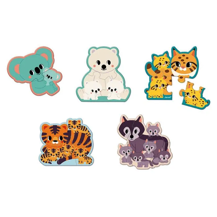 5 Puzzles Evolutifs Animaux-2