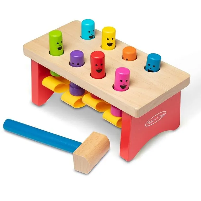 Banc À Marteler De Luxe - MELISSA & DOUG - Pour Bébé de 2 ans - Jouet de Premier Age-1
