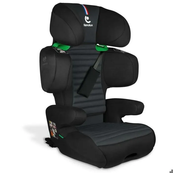 RENOLUX Réhausseur Isofix R129 100-150 cm Softness® RENOFIX² Carbon-1