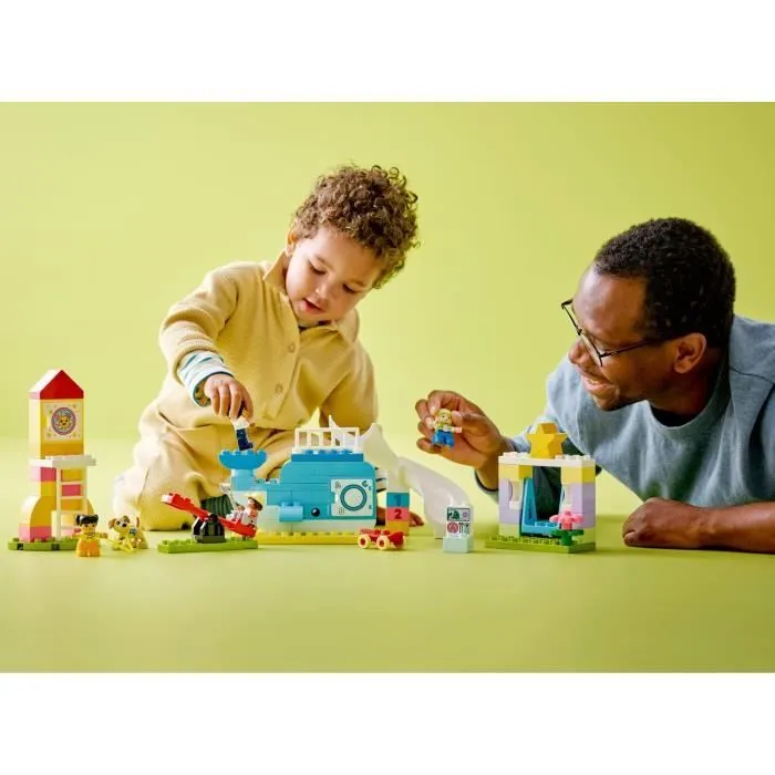LEGO® DUPLO 10991 L’Aire de Jeux des Enfants, Jouet pour Apprendre les Lettres, Chiffres et Couleurs-4