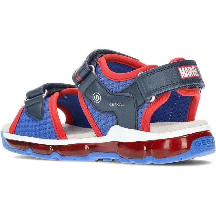 Sandales - Geox - J450QB - Spiderman - Bleu - Enfant - Scratch-3