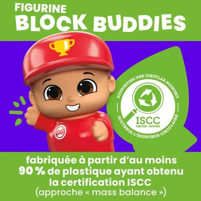 Mega Bloks - Lil’ Véhicules First Builders (modèle aléatoire) - Briques de construction - Dès 12 mois - MEGA Bloks - CND62-3