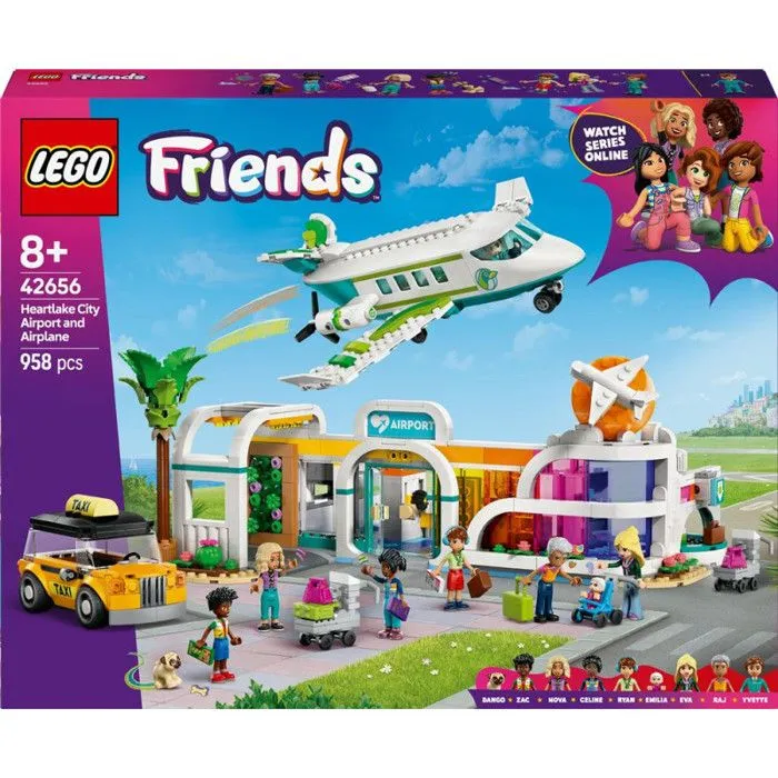 LEGO® Friends 42656 L'aéroport et l'avion de Heartlake City Exclusivité-0