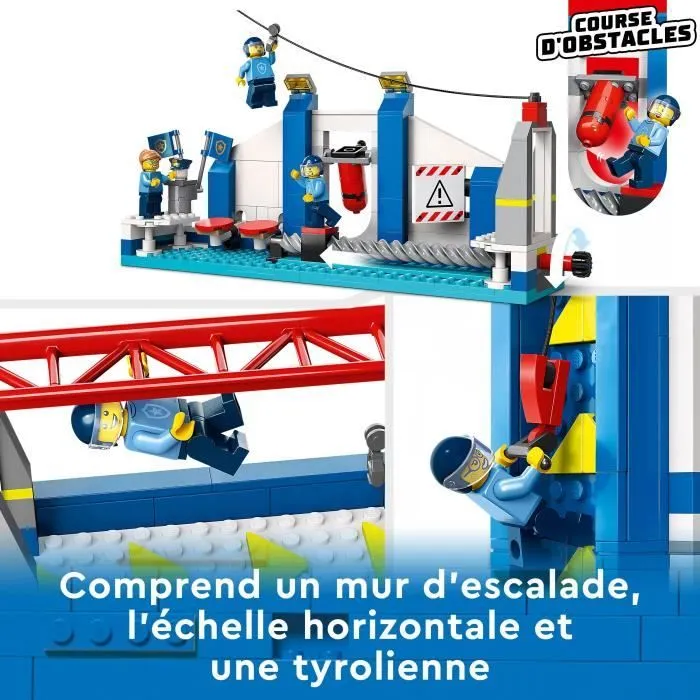 LEGO® City 60372 Le Centre d’Entraînement de la Police, avec Figurine de Cheval, Jouet Voiture-4