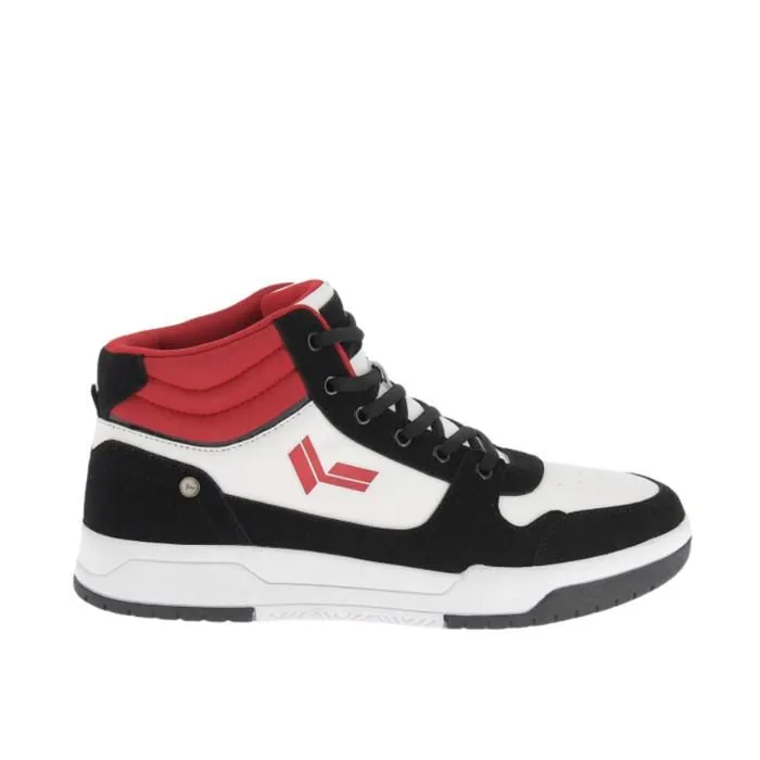 KAPORAL - Baskets montantes - blanche et noire - Blanc - 43 - Chaussures Homme-0