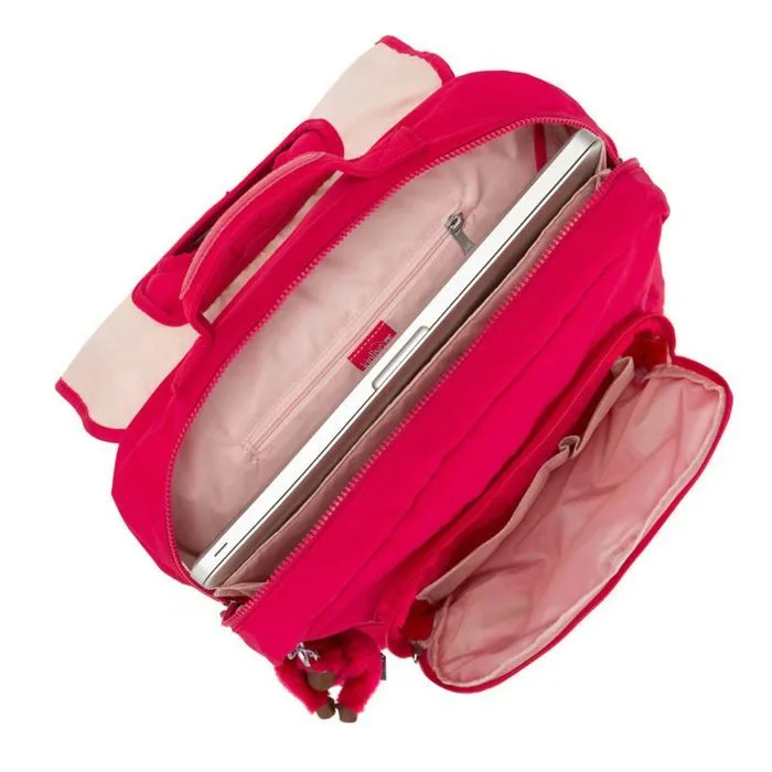 Sac d'école - Kipling - Iniko True Pink - Rose - 100% polyamide - Pour fille-3