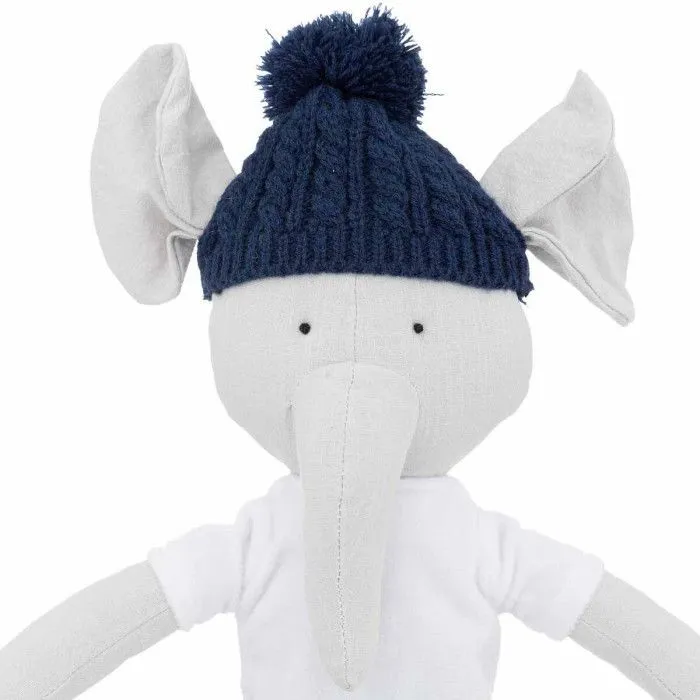 Peluche Enfant Éléphant "Tom" 32cm Multicolore-1