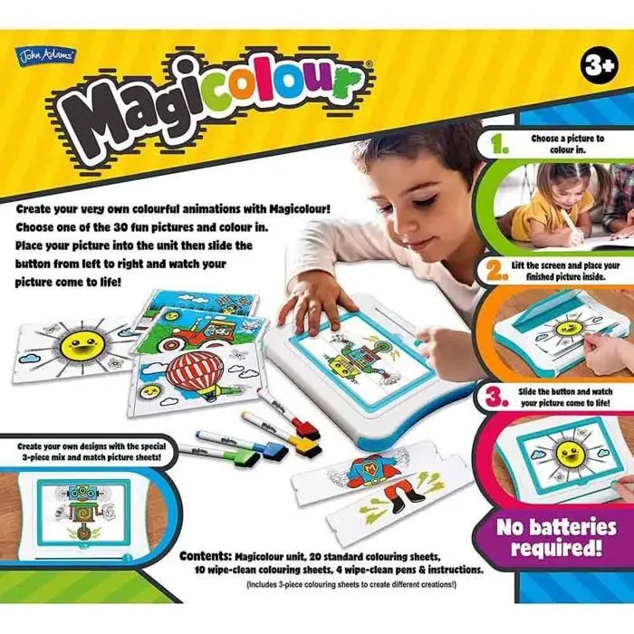 Ardoise Magique - John Adams - Magicolour - Multicolore - Pour Enfants 3+-2