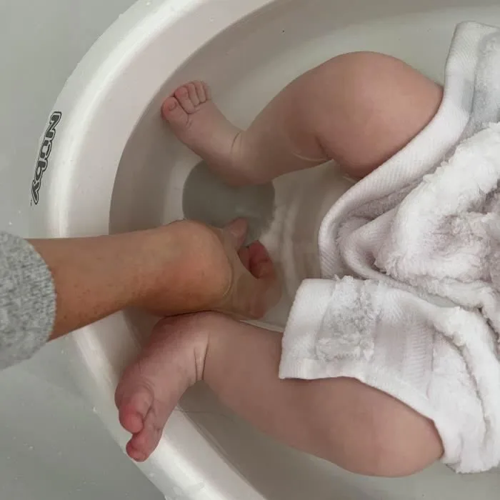 Baignoire bébé - NUBY - Dr.Talbot’s - Dès la Naissance - Support antidérapant intégré - Appui-tête souple-3
