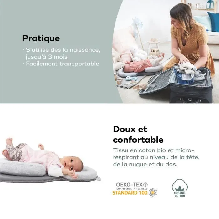 Babymoov Cosydream Original Smokey Support Morphologique, Réducteur Nouveau-Né 0 - 3 mois-4