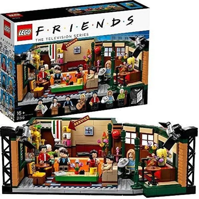 Jeux de Construction - LEGO - Central Perk Ideas 21319 - 7 figurines - Multicolore - Pâte à modeler magique-0