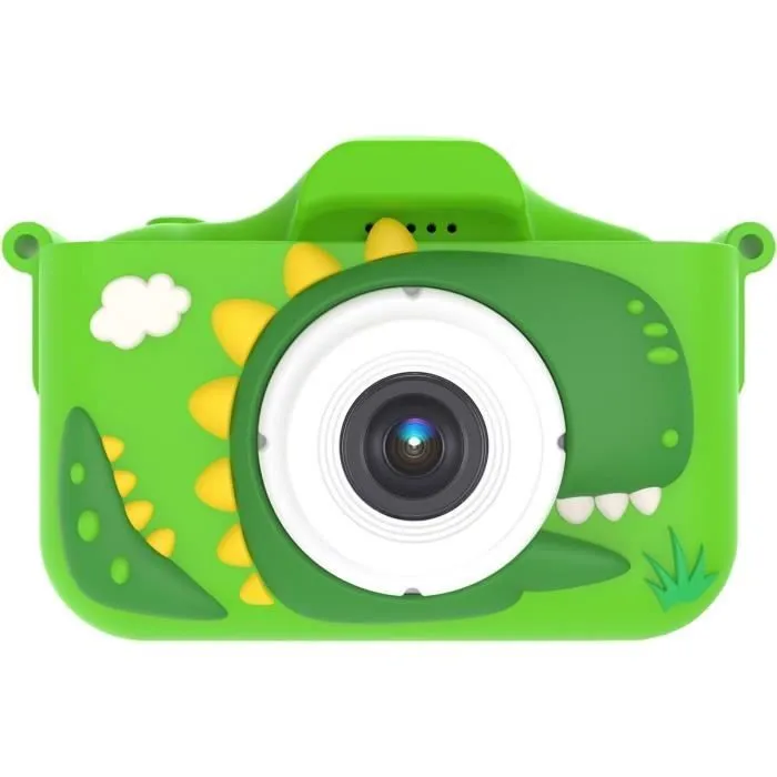 Appareil Photo Pour Tout-Petits, Appareil Photo Numérique Dinosaure Pour Enfants, Double Caméra Hd 4800 W 1080 P, Caméra Vid[h1721]-0