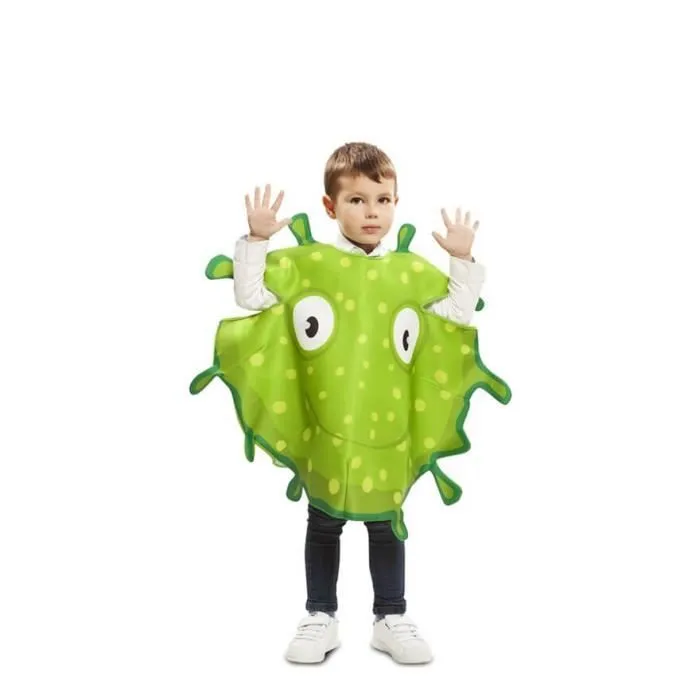 Déguisement Bactérie Verte Enfant - Disfrazzes - Modèle pour Intérieur - Multicolore-0