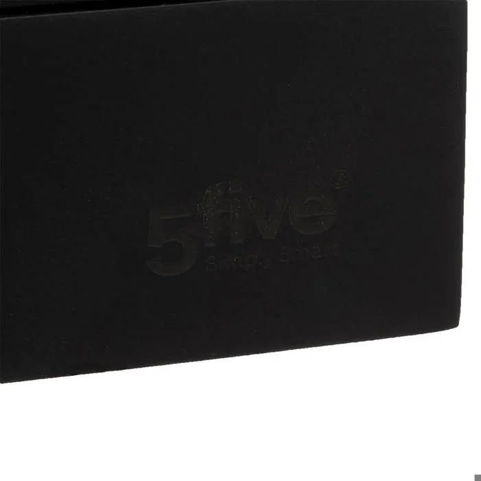 Organiseur - FIVE - Natureo - 5 compartiments - Noir - MDF-2
