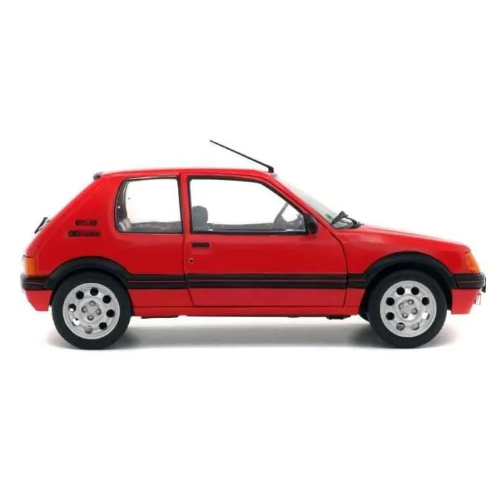 Voiture miniature Peugeot 205 GTI 1.9 Mk1 1985 Rouge SOLIDO 1/18-5